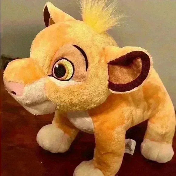 Disney Store SIMBA Sitting Lion King Stuffed Animal - Picture 3 of 6